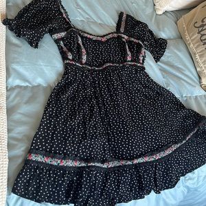 Love Sam Mini Milkmaid Dress